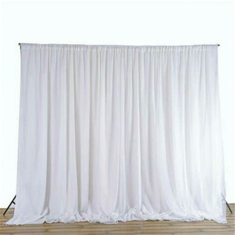 2m3m6m White Tulle Curtain Stage Backdrop Background Wedding Studio