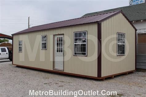 Utility Cabin 14x30 Portable Storage Buildings Built In Storage
