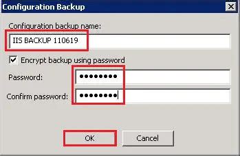 How To Backup And Restore Iis Settings And Configurations