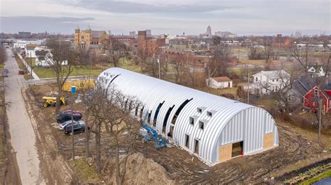 Construction Underway At ‘the Caterpillar Quonset Hut Housing Project