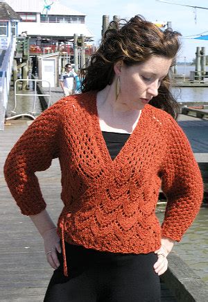 These patterns are not my designs. Ballet Wrap Sweater