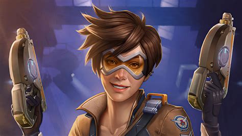 Tracer Overwatch P K K Full Hd Wallpapers Backgrounds Free Hot