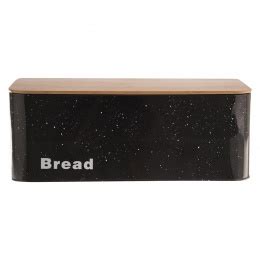 Chlebovka plech/dřevo 42x22,5x16 cm BREAD MRAMOR - Domácí potřeby Franta