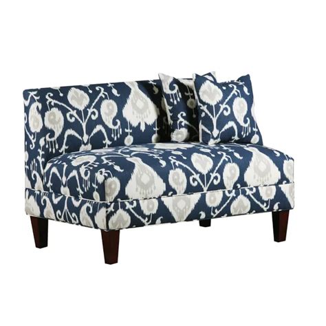 Loveseat with tufted faux leather. Jancetic 44.25" Armless Loveseat | Love seat, Armless ...