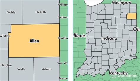 Allen County Indiana Zip Code Map Map