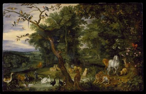 The Temptation In The Garden Of Eden Brueghel Jan The Elder Vanda
