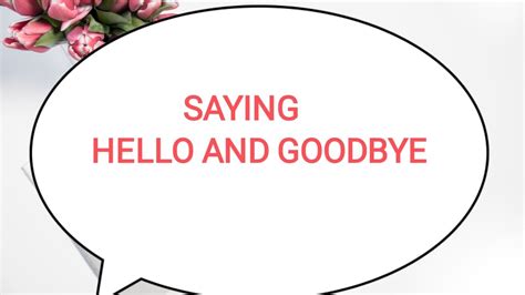 Saying Hello And Goodbye Basic Phrases Youtube