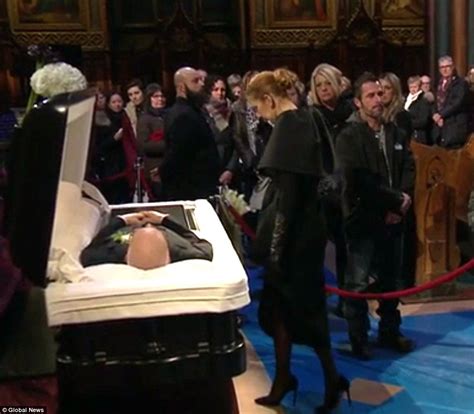 Celine Dion Leads Second Day Of Mourning At René Angélils Funeral