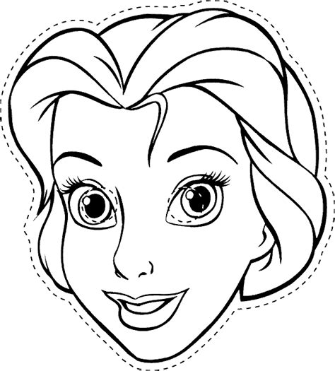 Next article dora coloring pages. Disney Princess Belle Coloring Pages To Kids