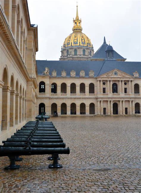 Les Invalides Hospital And Chapel Dome Stock Photo Image Of Culture