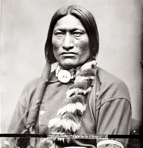 High Bear Oglala Lakota 1880s Montana Photo By L A Huffman Native American Drawing Native