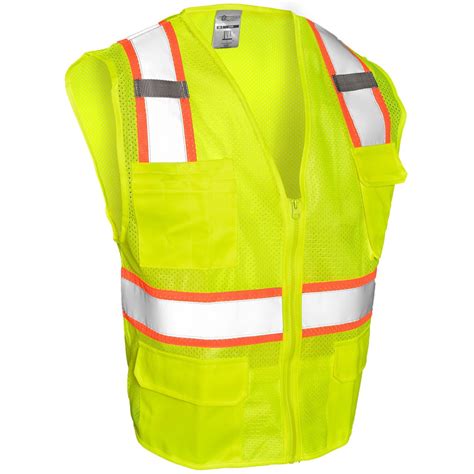 Safety Vest All Mesh With Pockets Ecs