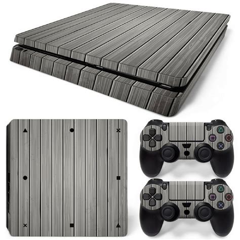 Wood Grey Ps4 Slim Console Skins Ps4 Slim Console Skins Consoleskins