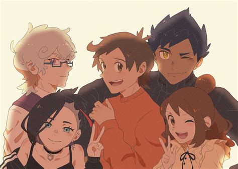 Marnie Gloria Hop Victor And Bede Pokemon And More Drawn By Hungry Seishin Danbooru