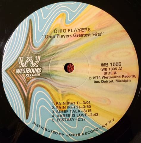 ohio players greatest hits vinyl lp westbound wb1005 lp only 1975 vg ebay
