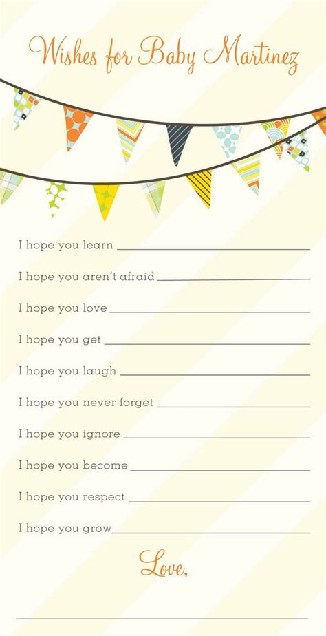 When celebrating a baby shower, just like with any other events, invitations will always be part of the picture. Wishes for Baby Template Free | along with designing the ...