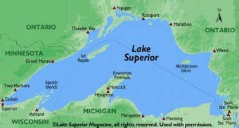Maximum Depth Of Lake Superior Laurentian Great Lakes