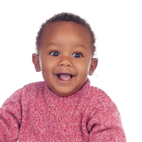 Adorable African Baby Smiling Stock Image Image Of Black Adopted