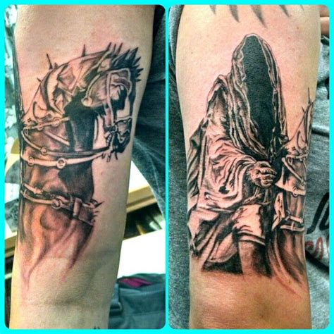 Lord Of The Rings Ringwraithnazgul Tattoo Tattoos Lord Of The Rings