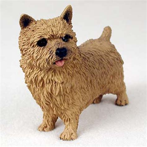 Norwich Terrier Hand Painted Collectible Dog Figurine