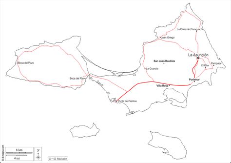 Nueva Esparta Mapa Gratuito Mapa Mudo Gratuito Mapa En Blanco