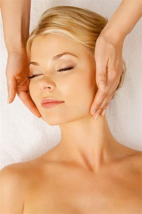 Beautiful Woman In Massage Salon Stock Photo Image Of Bliss Massage