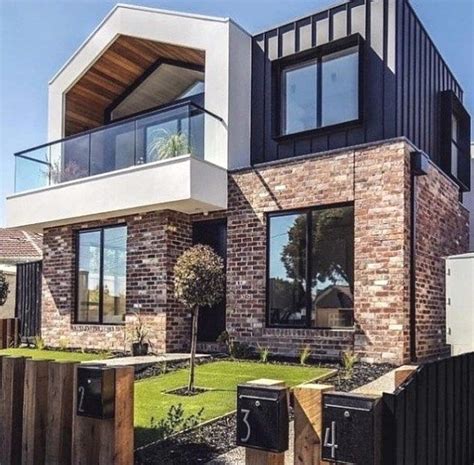 25 Beautiful Home Design Ideas Red Brick House Exterior Modern Brick