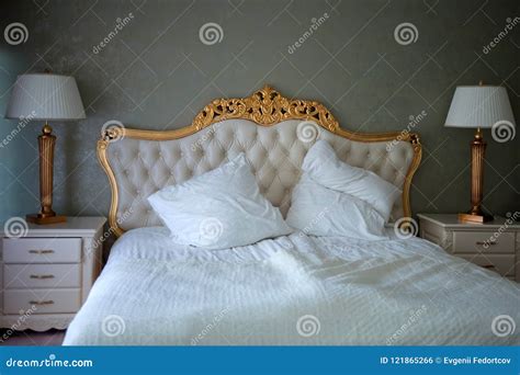 Beautiful Clean And Modern Bedroom Stock Photo Image Of Design