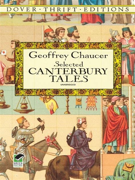 Selected Canterbury Tales Canterbury Tales Geoffrey Chaucer Chaucer