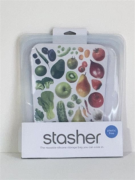 Buy Stasher Silicone Half Gallon Reusable Food Storage Meal Prep Bags