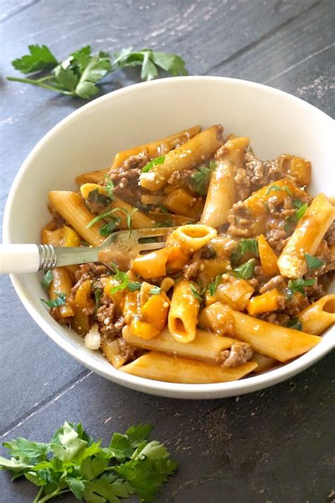 Cook pasta according to package directions. One-Pot Cheesy Ground Beef Pasta - My Gorgeous Recipes