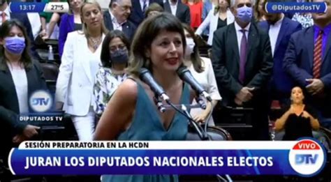 No M S Presos Por Plantar El Juramento De La Diputada Carolina Gaillard