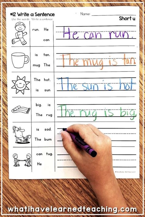 Un Word Family Worksheets Kindergarten | Phonics kindergarten, Writing