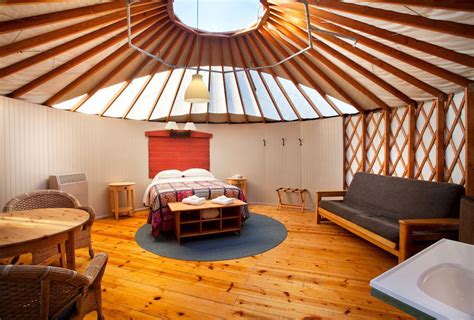 Treebones Resort Yurt Interior Glamping Resorts Luxury Camping Yurt