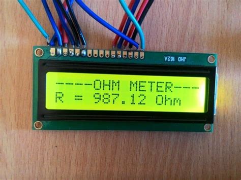 How To Make An Arduino Ohm Meter Arduino Project Hub