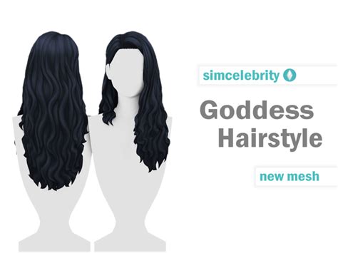 Softpine Cc Finds — Simcelebrity00 Goddess Hairstyle Maxis Match
