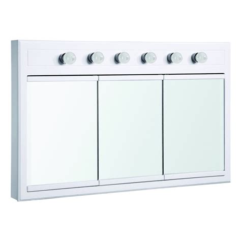 Don't buy a lighted medicine cabinet before reading these reviews. Design House 532374 Concord White Surface Mount Lighted ...