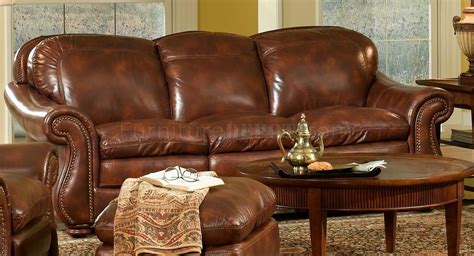 Leather Italia Light Brown Hanover Sofa And Loveseat Set Woptions