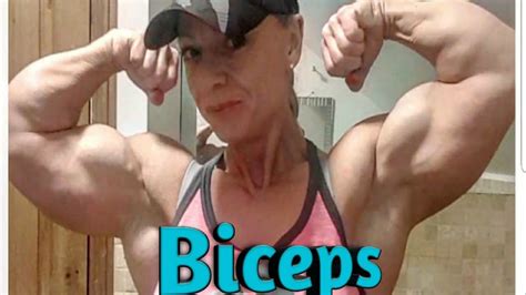 Biceps Flex Fbb Female Muscle Girl Biceps Youtube