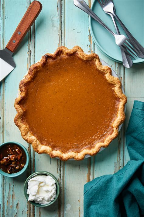 Classic Pumpkin Pie With No Shrink Pie Crust Olive And Mango