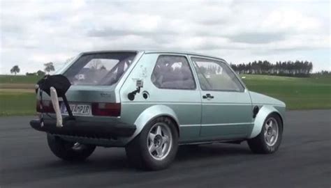 The 16vampir Vw Golf Mk1 With A 1000hp Tested Volkswagen Golf Vw