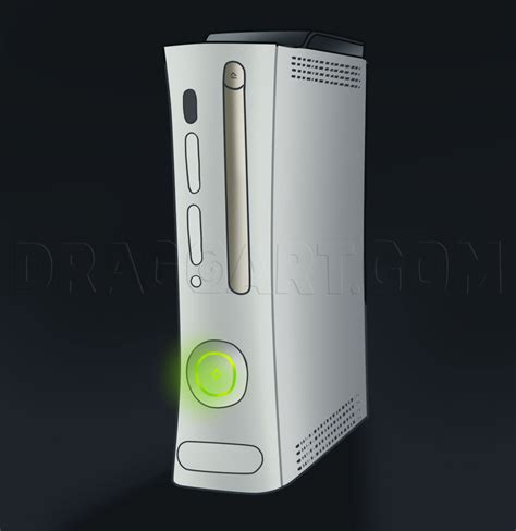 How To Draw An Xbox Draw An Xbox 360 Step By Step Drawing Guide By