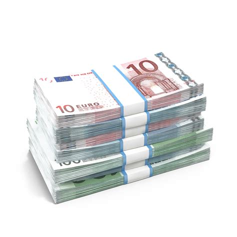 Euro Banknotes Cash Euro Coins A Pile Of Euro Banknotes Png Download