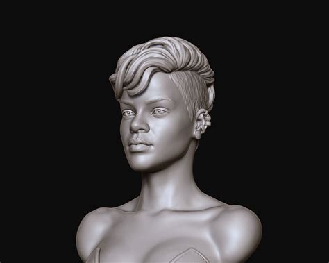 Free Stl Bust Sculpture Of Actress For 3d Printing 3d Model 3d