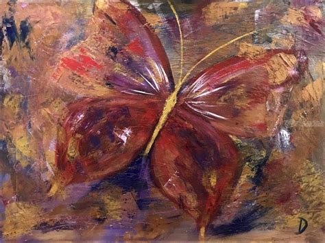 Abstract Butterfly Paintings By Dianne Gallagher