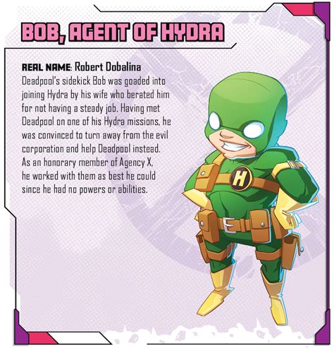 Bob Agent Of Hydra Marvel United Wiki Fandom