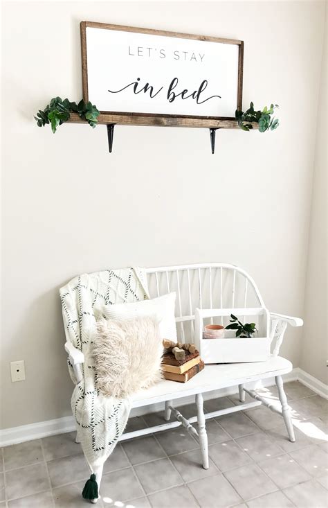 2030 Farmhouse Bedroom Over The Bed Signs