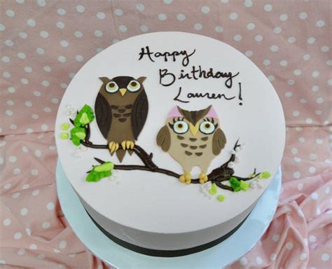 Owl Cakes Decoration Ideas Little Birthday Cakes