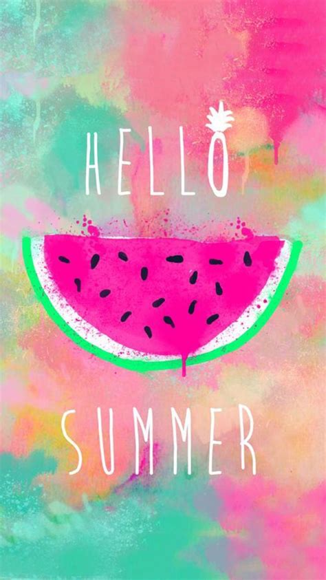 Cute Girly Wallpapers For Iphone Hello Summer Cute