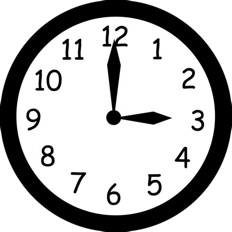 Digital Clock Clipart